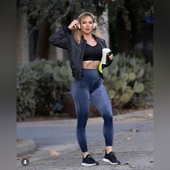 SHEFIT Blue Midnight Athletic Leggings - Picture 9 of 9